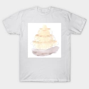 cup, dishes, watercolor, art, illustration, drink, food, tea, coffee, restaurant T-Shirt